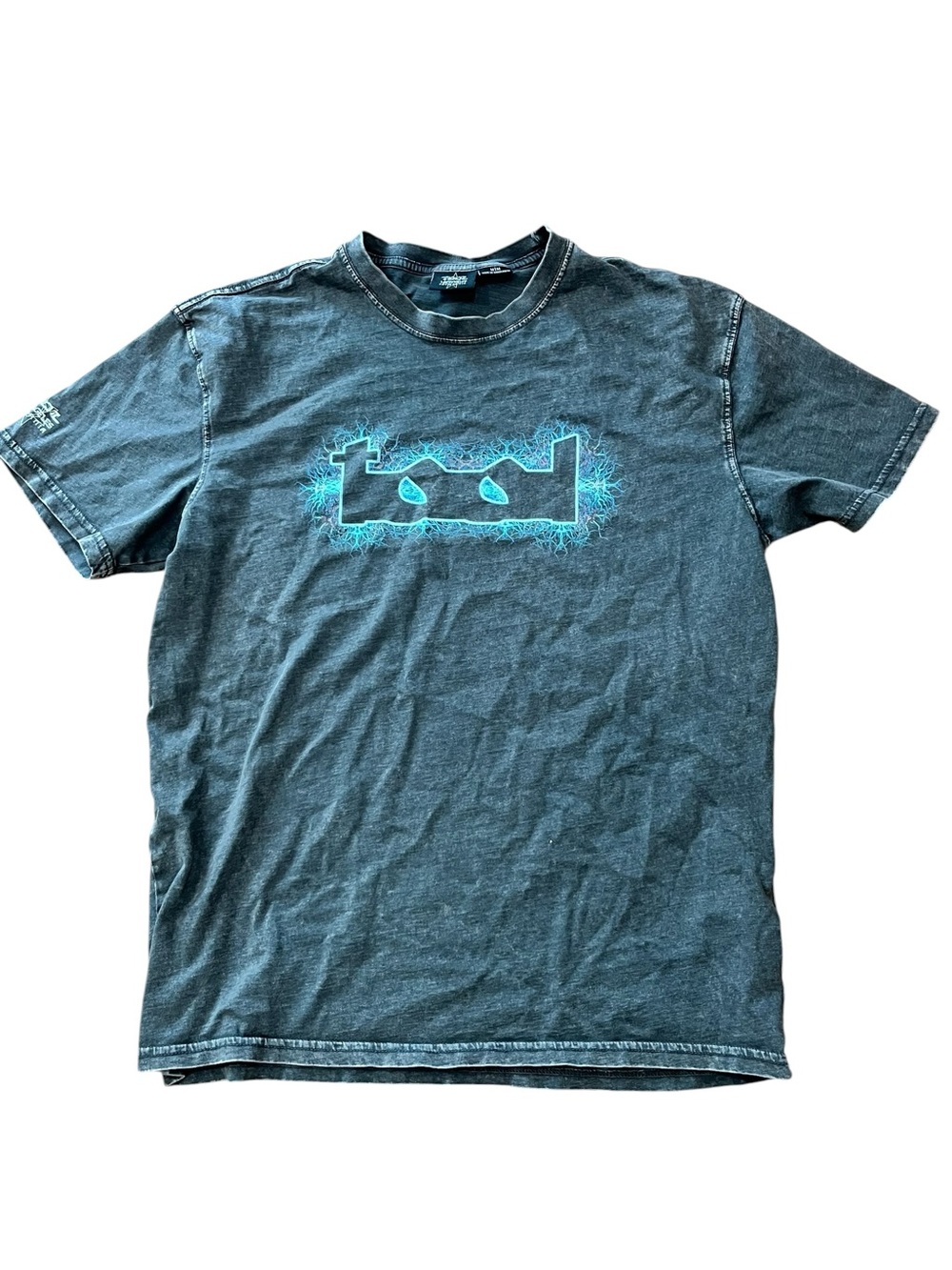 Official TOOL Band T-Shirt – Mineral Wash Lateralus Nerve Endings Logo Tee-M